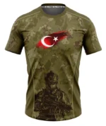 ONYOUSPORT KAMUFULAJ BAYRAK DETAY TSHIRT