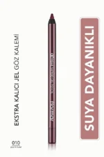 Flormar Işıltılı Kalıcı Göz Kalemi (PEMBE-TEN) - Extreme Tattoo Gel Pencil - 010 Dusty Plum