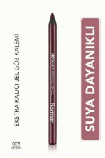Flormar Mat Kalıcı Göz Kalemi (BORDO) - Extreme Tattoo Gel Pencil - 005 Very Berry