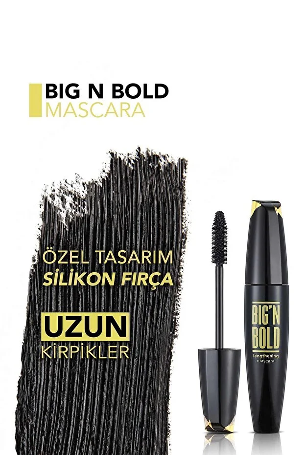 Flormar Uzun ve Hacimli Görünüm Veren Maskara - Big N Bold Mascara - Görsel 2