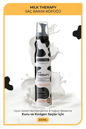 Morfose Milk Therapy Saç Köpüğü 200 ml - Besleyici, Koruyucu Etki