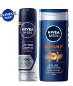 NIVEA Erkek Sprey Deodorant Derma Control Clinical 150ml, Nivea Men Erkek Duş Jeli Sport 250 ml