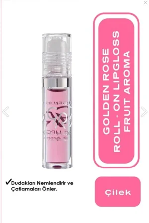 Golden Rose Roll On Lipgloss No:01 Strawberry - Meyveli Dudak Parlatıcısı